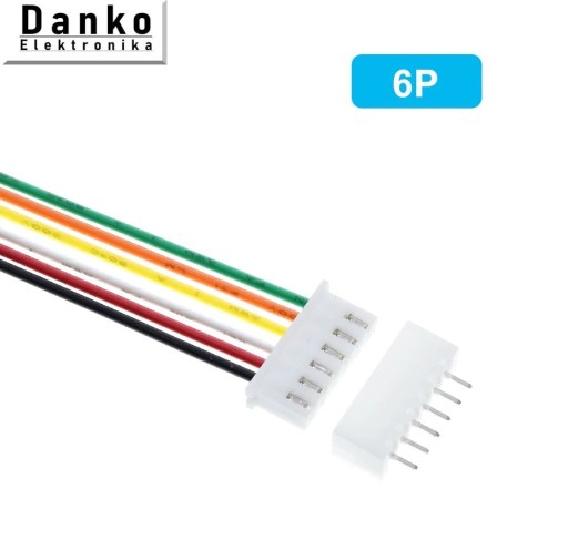 5x Złącze konektor JST XH 2,54 6Pin Kostka złączka