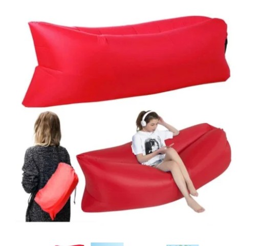 DMUCHANY MATERAC LEŻAK POWIETRZE LAZY BAG AIR SOFA POWIETRZNE ŁÓŻKO