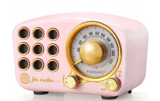 Feegar RETRO Radio kuchenne Bluetooth MicroSD 10h