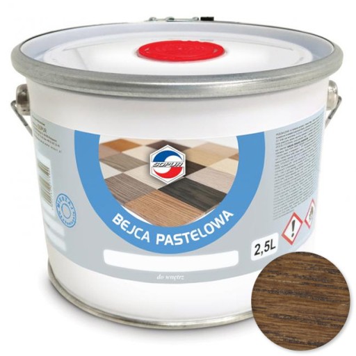 Bejca pastelowa SOPUR 2,5l brąz BPA-D262/16
