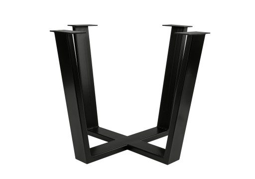 NOGA STELAŻ DO STOLIKA X ROZWARTY 40cm LOFT