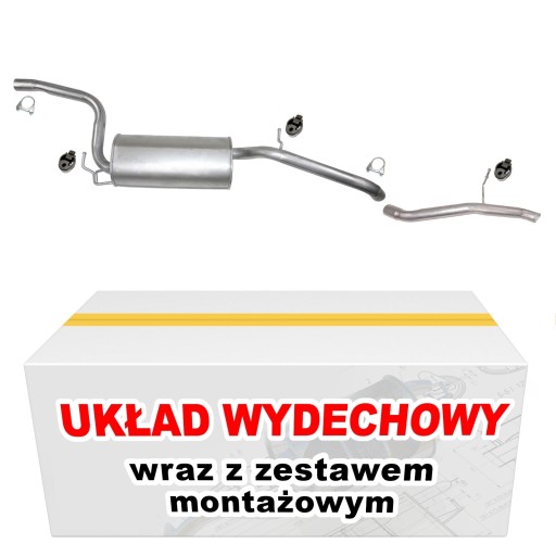 Tłumik komplet Ford Focus III Turnier 1.0 EcoBoost