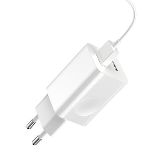 BASEUS ŁADOWARKA SIECIOWA ZASILACZ USB QC 3.0 24W