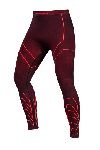 Spodnie Termoaktywne motocyklowe męskie SPAIO RAPID BLACK/RED M