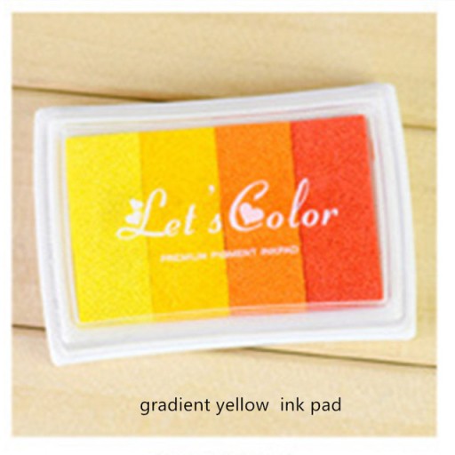 Gradient żółty kolorowy notatnik Gradient inkpads