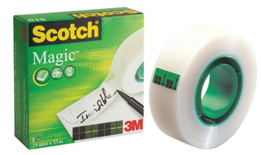 TAŚMA BIUROWA SCOTCH MAGIC (810), MATOWA, 12MMX33M