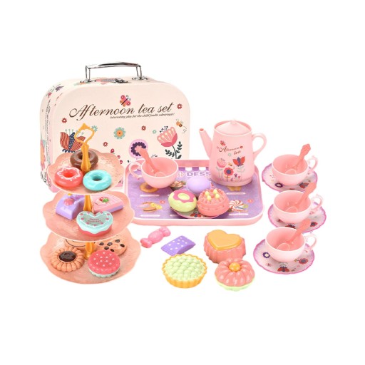 Zabawki Tea Party Set, Symulacja Tea Food Cake Set