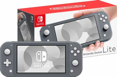 NINTENDO SWITCH LITE SZARA - ZESTAW SKLEP !