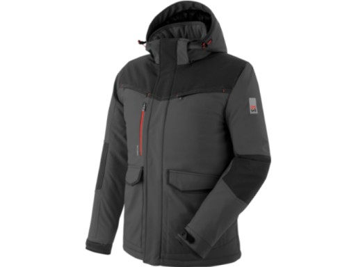 KURTKA ZIMOWA SOFTSHELL WURTH STRETCH X ANTRACYT 4XL