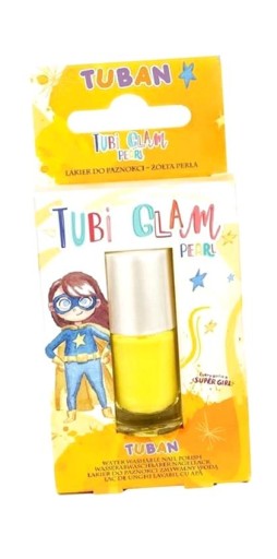 LAKIER DO PAZNOKCI TUBI GLAM ŻÓŁTY PERŁOWY
