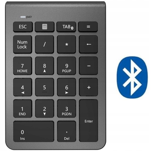 Bezprzewodowa klawiatura numeryczna do komputera laptopa Bluetooth NK10