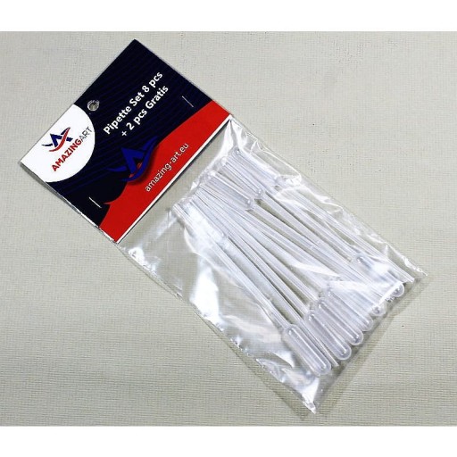 Zestaw Pipet Amazing Art 0,5ml - 10 szt.