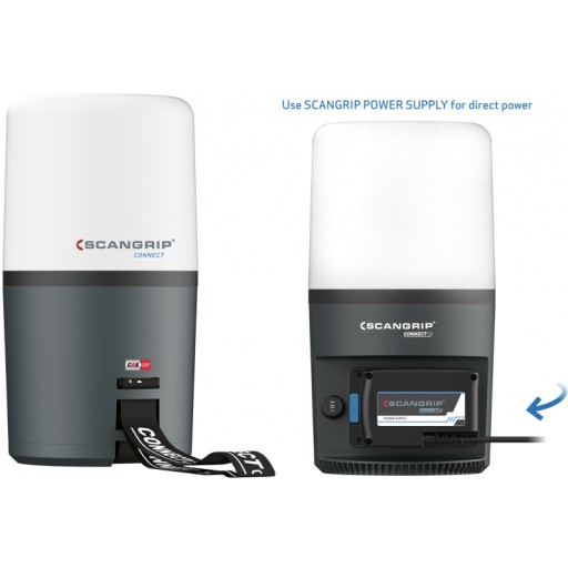 Scangrip halogen 6000 lm. AREA 6 CONNECT 03.6108C