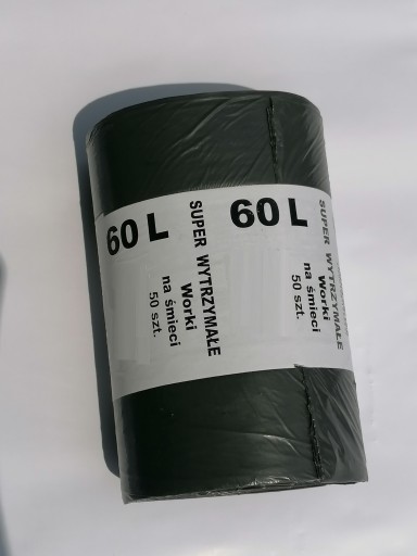WORKI NA ŚMIECI 60L ZIBI