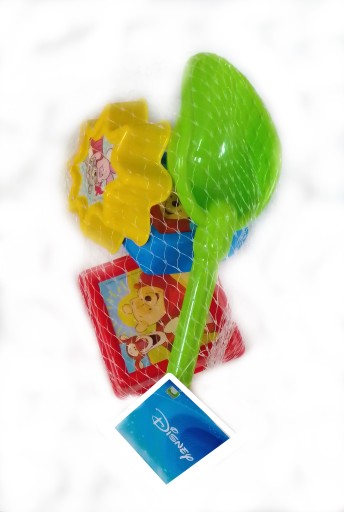 WADER Zestaw do piasku łopatka +3 foremki Disney