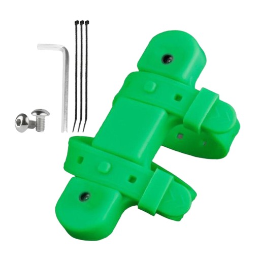 Adapter rowerowy do koszyka na bidon, zielony