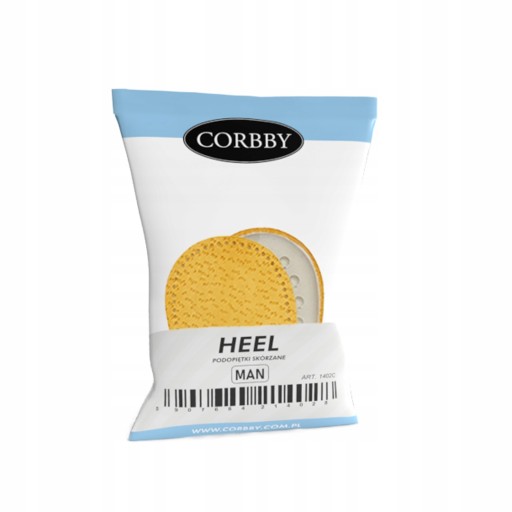 HEEL FOR MEN Podpiętki skórzane Corbby