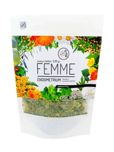 FEMME Mieszanka zioła Endometrium 100g Organis Zdrowie intymne kobiet