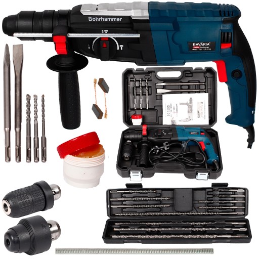 MŁOTOWIERTARKA 2800W SDS+ MŁOT + 12 WIERTEŁ GRATIS