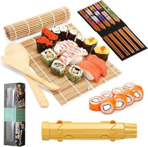 10-częściowa maszyna do robienia sushi ,Zestaw do robienia sushi B477