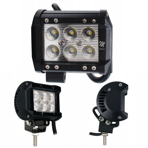 PANEL LED HALOGEN DALEKOSIĘŻNY LISTWA 18W 4' 10CM