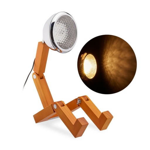 LAMPA LAMPKA BIURKOWA NOCNA LOFT ROBOT LED