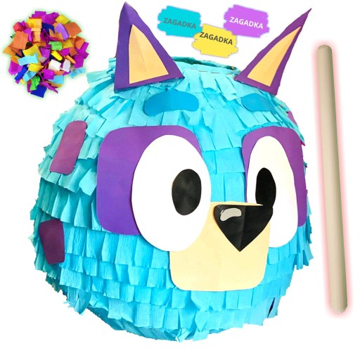PINIATA PIESEK BLUE NA URODZINY PINATA + GRATISY