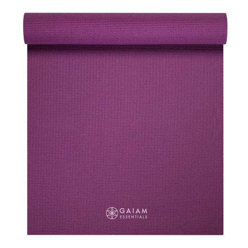 GAIAM ESSENTIALS MATA DO JOGI 6 MM FIOLETOWA 63313