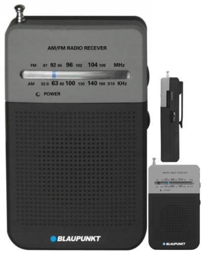 Radio kieszonkowe BLAUPUNKT PR 3BK AM/FM