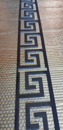 WZÓR GRECKI ELEMENTY KUTE BRAMY 1475x130x4mm