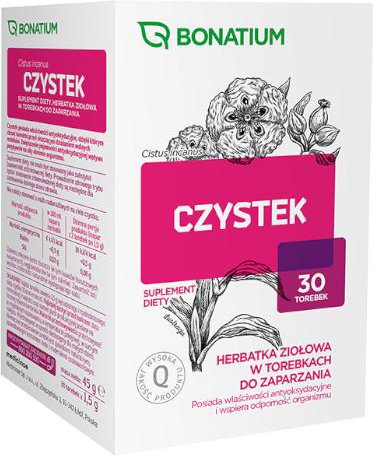 Bonatium Czystek herbatka ziołowa 30 saszetek