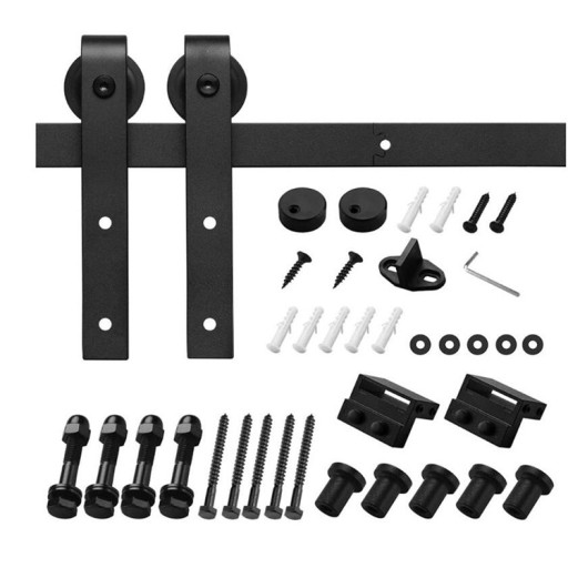 SYSTEM DRZWI PRZESUWNYCH LOFT RETRO 2M ZESTAW OKUĆ BARN DOOR