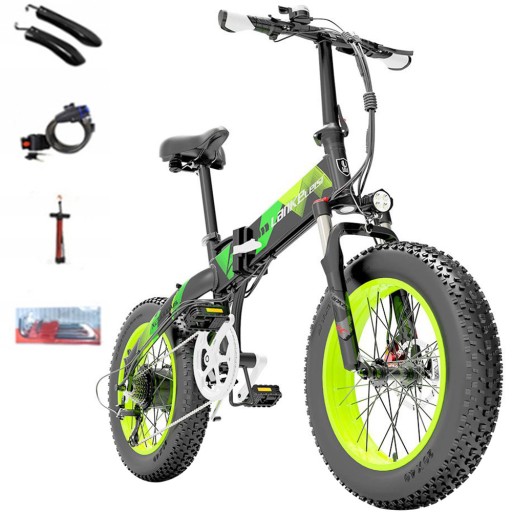 Rower Elektryczny składany dla dorosłych 1000W 40km/h 100km Grube opony MTB