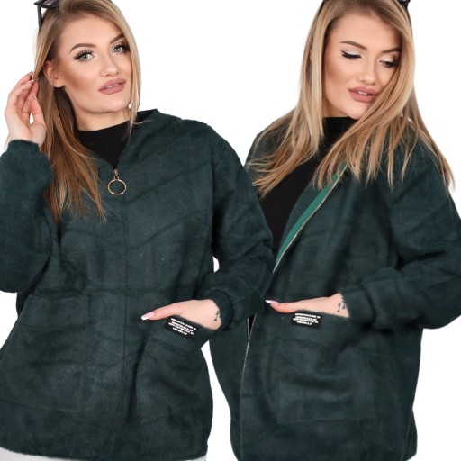 KURTKA BLUZA SWETER ALPAKA PLUS SIZE BUT ZIEL 2142
