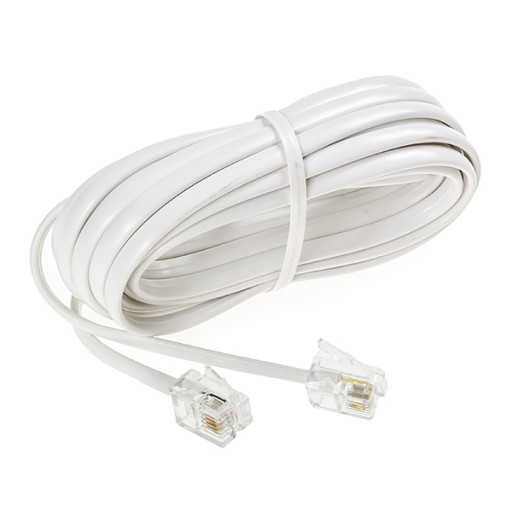 Przyłącze kabel telefoniczny wtyk RJ11 6p4c 7m