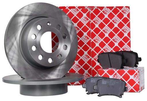 Tarcze Klocki FEBI Tył TOYOTA AURIS 06-18 270mm
