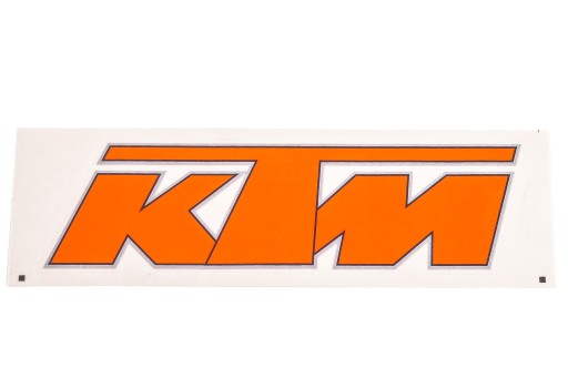 Naklejka KTM na motocykl samochód 115x35 mm