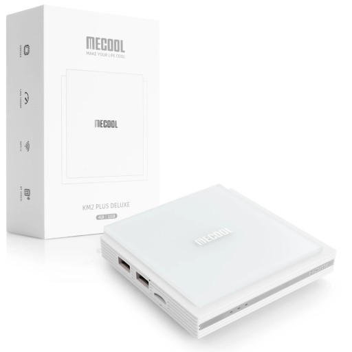 Android TV BOX MECOOL KM2 Plus Deluxe 4K Wi-Fi 6 Dolby Vision 32GB pamięci