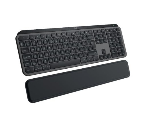 Klawiatura Logitech MX Keys S Grafitowa + Podpórka bezprzewodowa