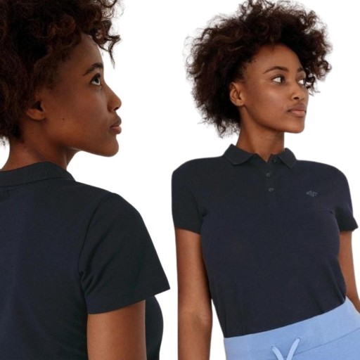 KOSZULKA POLO DAMSKA 4F BAWEŁNIANA SPORTOWA GRANTOWA R. XXL