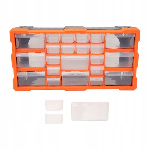 22 organizer do szuflad Bity Plastikowe pojemniki