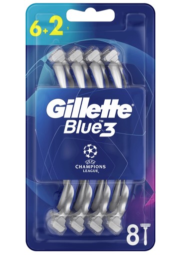Gillette Maszynki do golenia BLUE3 Comfort 8 sztuk