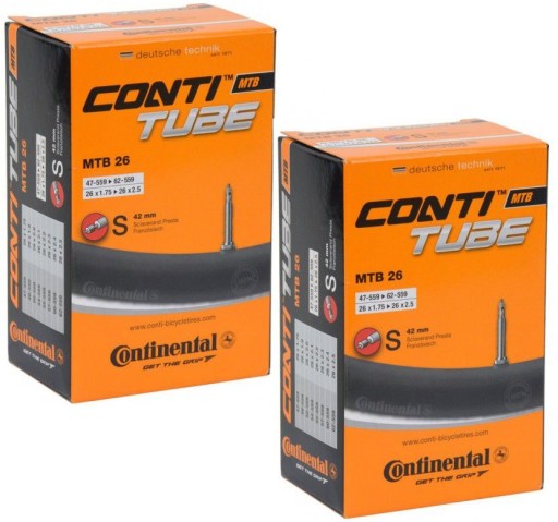 2x Dętka Continental MTB 26 x1.75/2.50 presta SV42