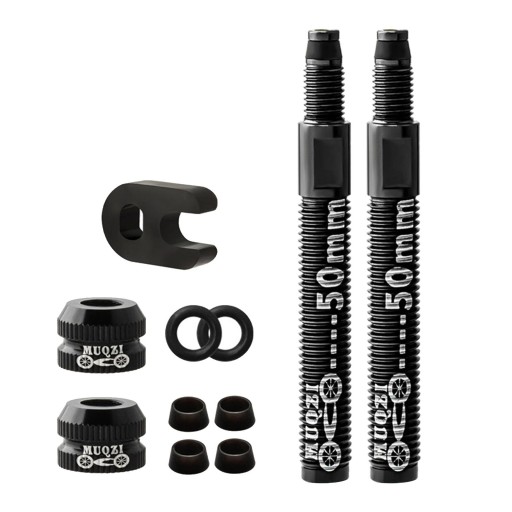 Trzpień zaworu bezdętkowego Zawór bezdętkowy 2 szt. 50 mm Czarny