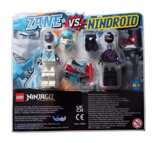 LEGO Ninjago Minifigure Polybag Blister - Zane vs. Nindroid #112216