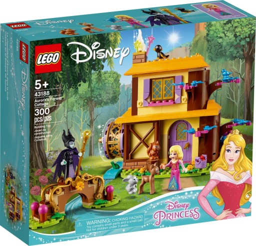 LEGO 43188 Disney - Domek Leśny Aurory