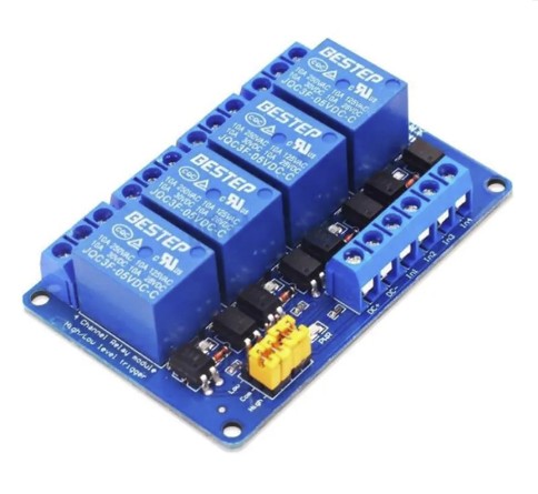 Moduł Listwa Przekaźnik 4 Kanałowy 5V AVR 10A Arduino Optoizoizolacja