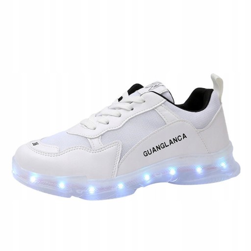 BUTY LED SWIECACE 7 KOLORÓW PODESZWY