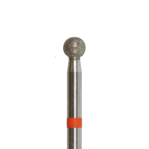 Frez STALEKS diamentowy kulka czerwona 3,5 mm