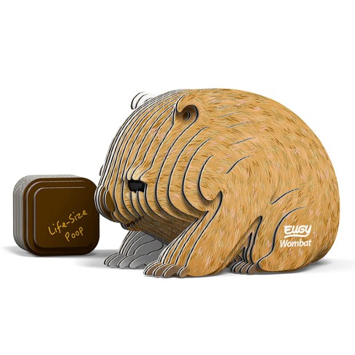 Eugy Wombat Eko Układanka Puzzle 3D Torbacz